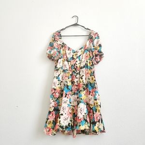 ZARA Floral Mini Dress